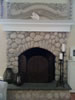 Beach Stone Fireplace