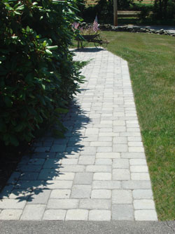 Paver Walkway from driveway to front door